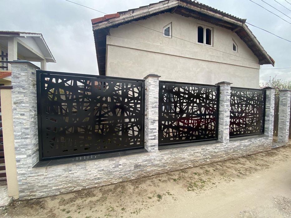 Porti Fier  Vopsire Electrostatică Gard Balustradă Personalizate