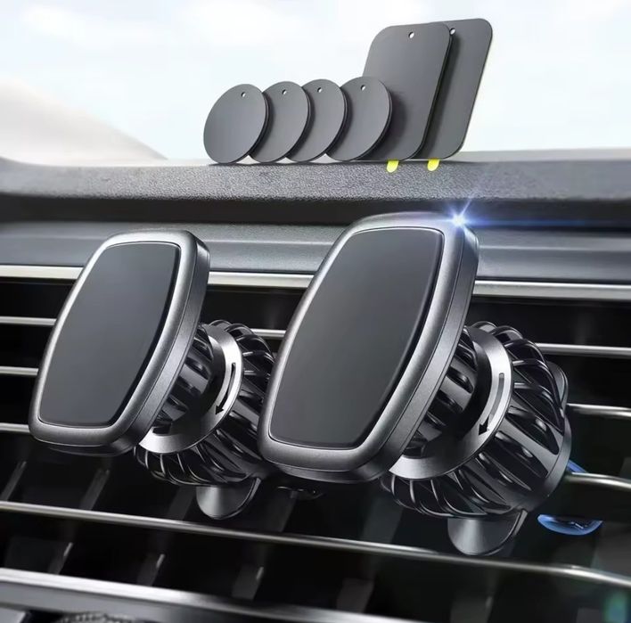 Магнитна стойка за телефон за автомобил.