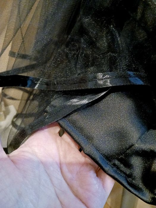 Rochie eleganta de ocazie  tull si paiete