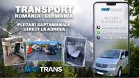Transport persoane si colete Romania-Germania&Retur