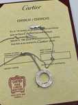 Colier Cartier Love aur alb 24K Diamond