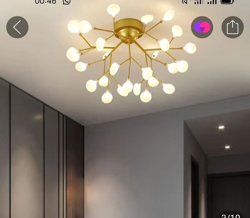 Люстра все новые.