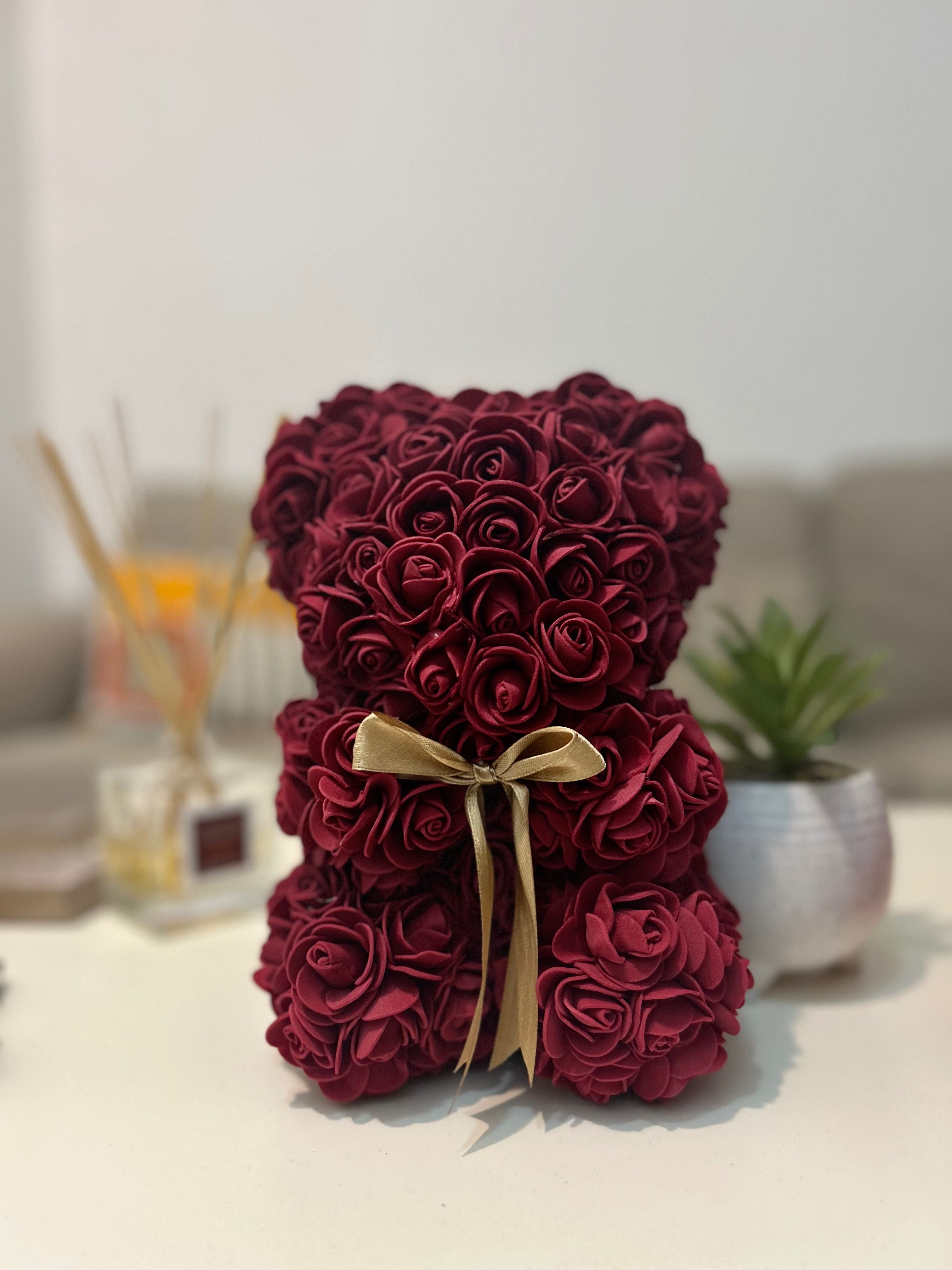 Мече от рози фоам