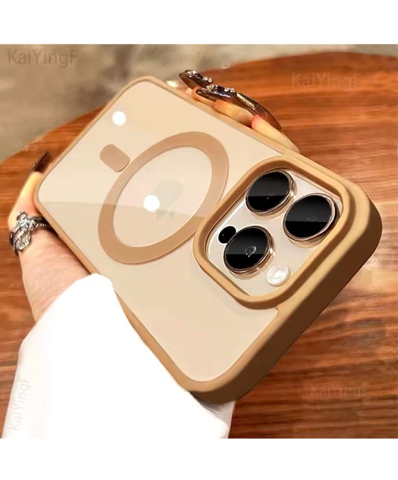Husa Iphone 15/16/16E PRO MAX PLUS Cerc Magnetic Rama Colorata