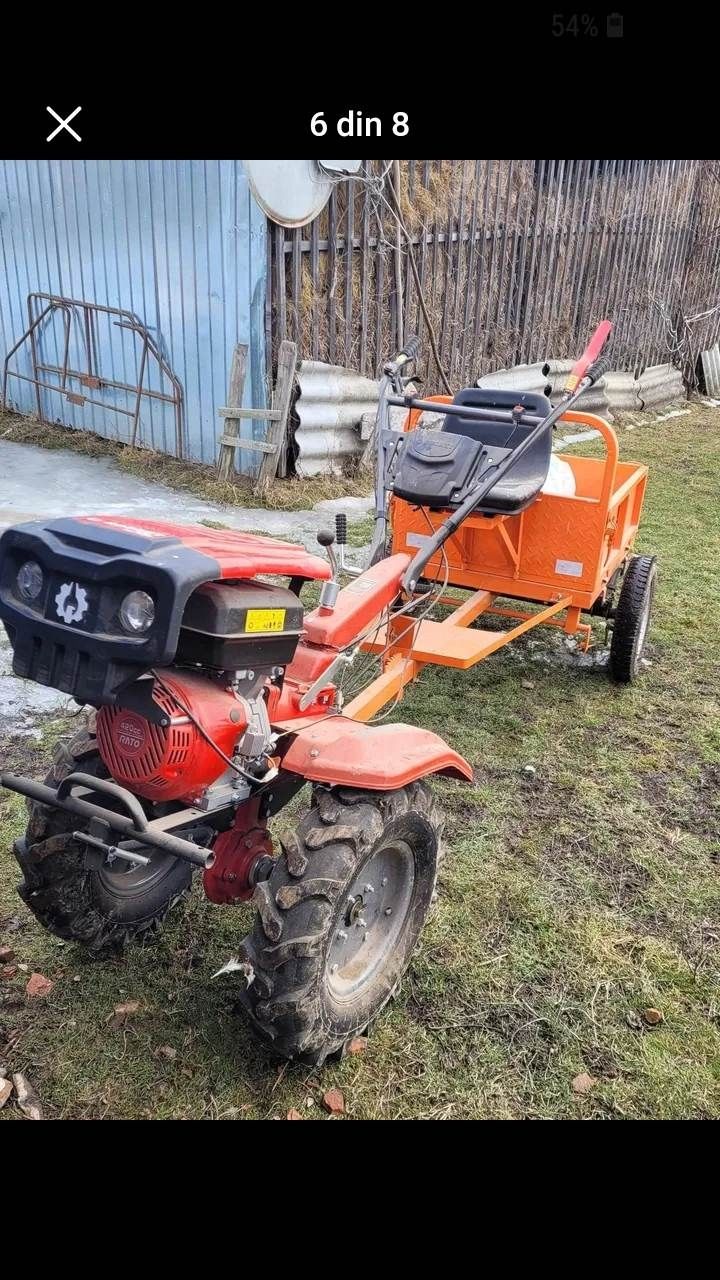 Vând motocultor Rotakt 15 cp benzină