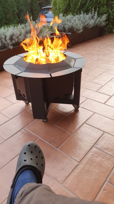 Smokeless firepit, vatra de foc fara fum