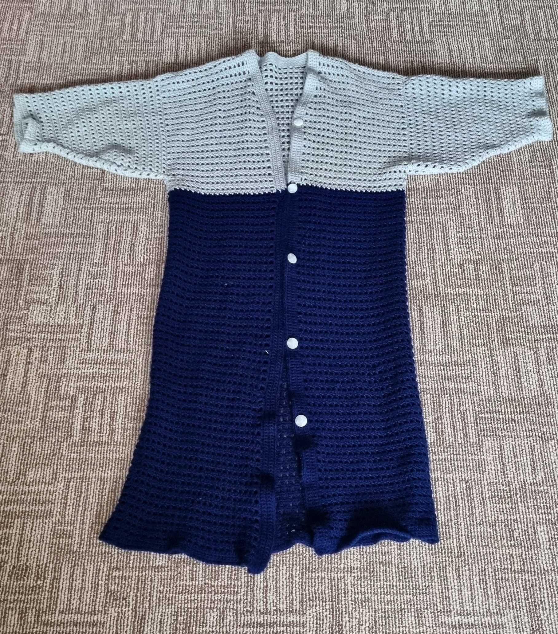 Cardigan crosetat manual