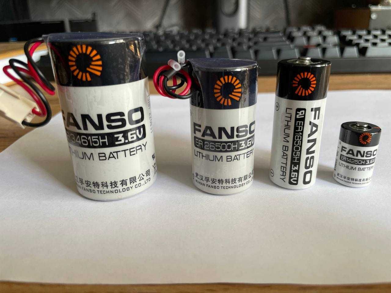 Литиевые батареи Fanso size  D 3.6v ER 34615Н