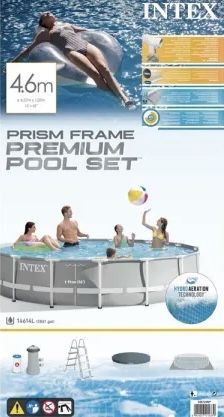 Intex Prism Frame 4,57 x 1,07 басейн с метална конструкция