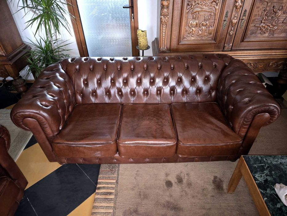 Set canapele CHESTERFIELD 3+3 original UK