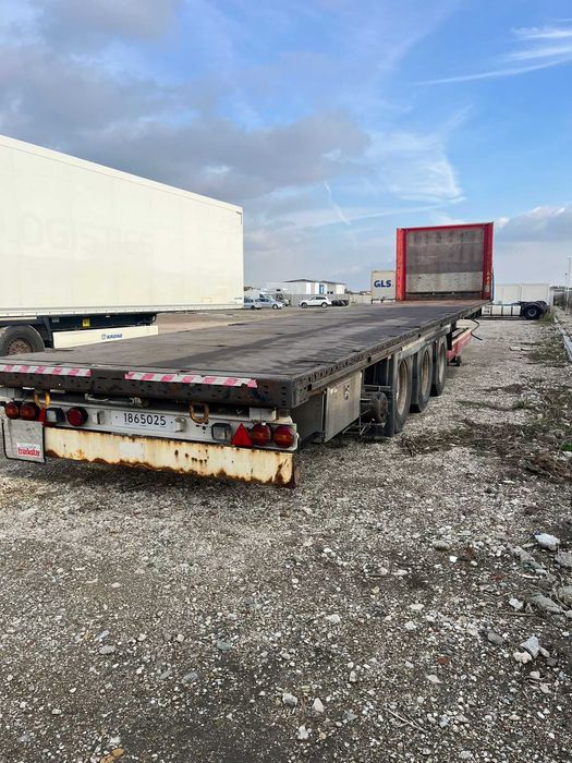 Semiremorcă platformă Krone SD An 2014 , Sistem BDF si obloane detasab