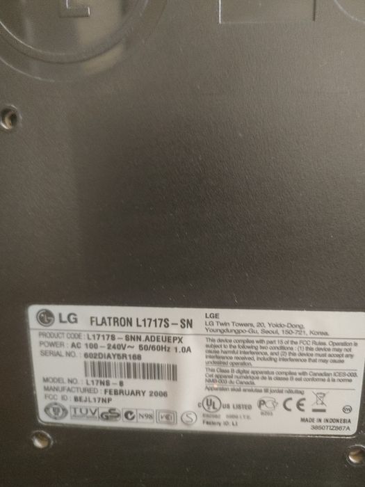 Продам   монитор