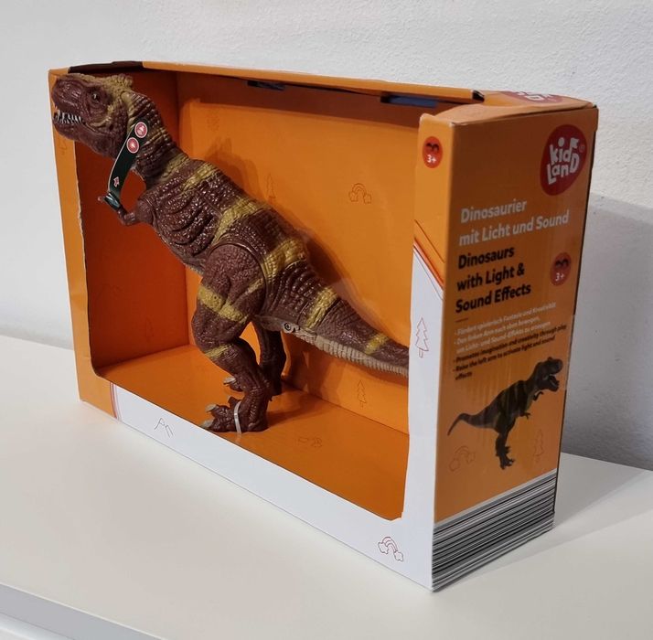 Tyrannosaurus Rex cu baterii - Dinozaur cu lumina si sunet