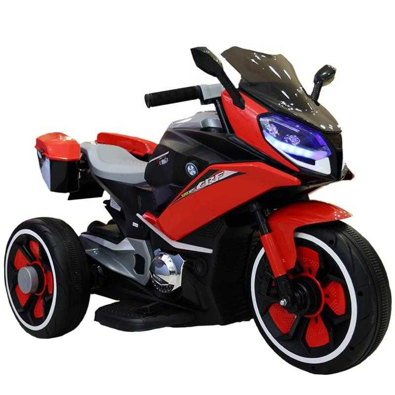 Motocicleta electrica pentru copii BJ618 70W 6V STANDARD #Rosu