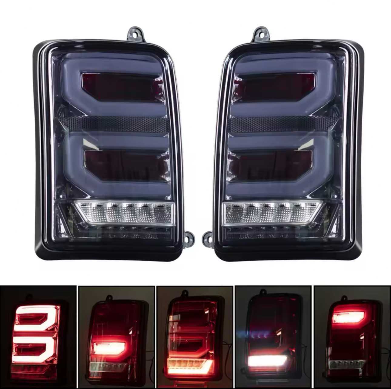 LED Диодни Опушени Тунинг Стопове за Lada Niva Задни Светлини