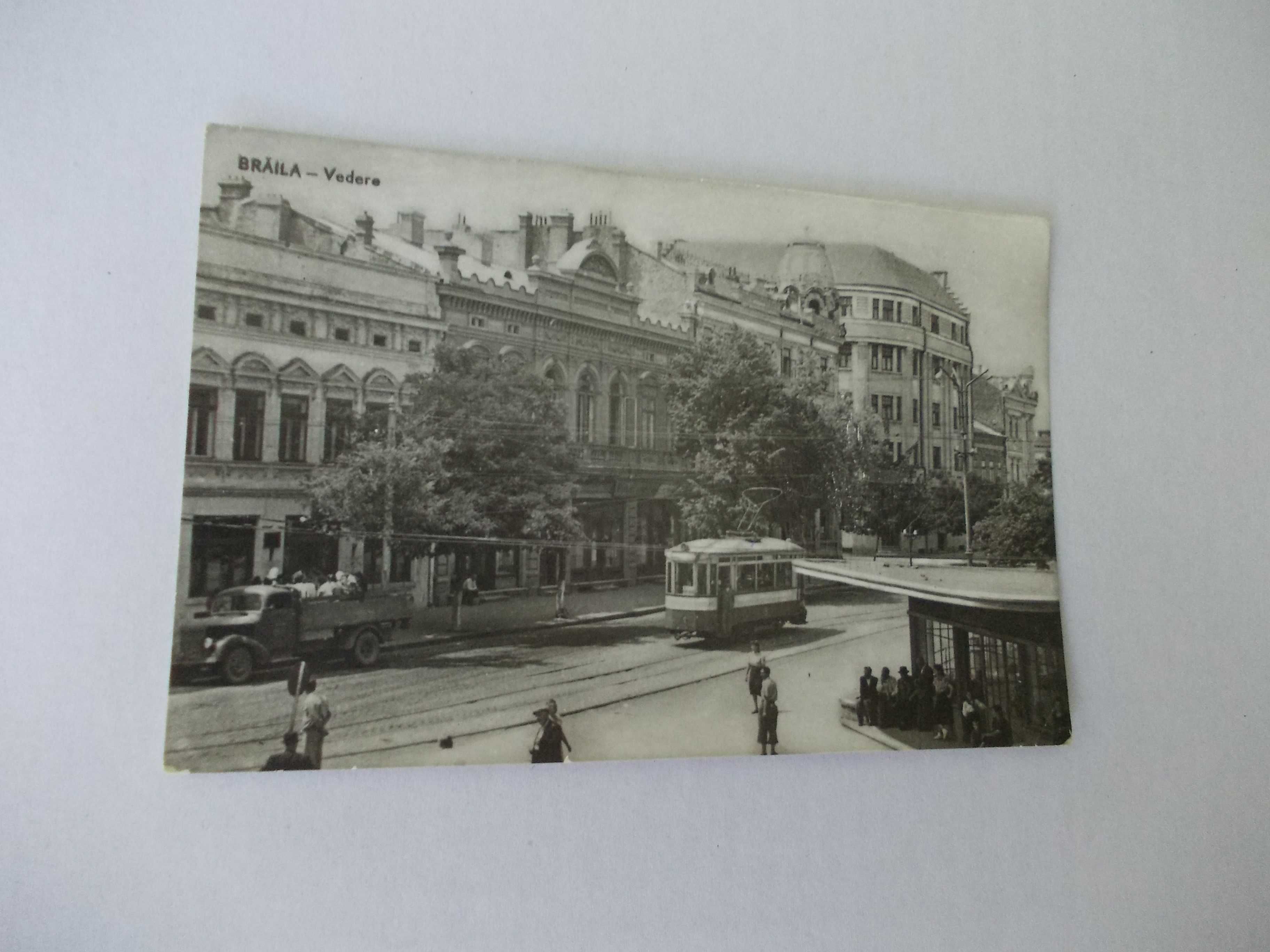 Carte postala Braila tramvai