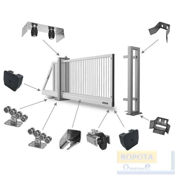 Ворота каркас с монтажом и без монтажа