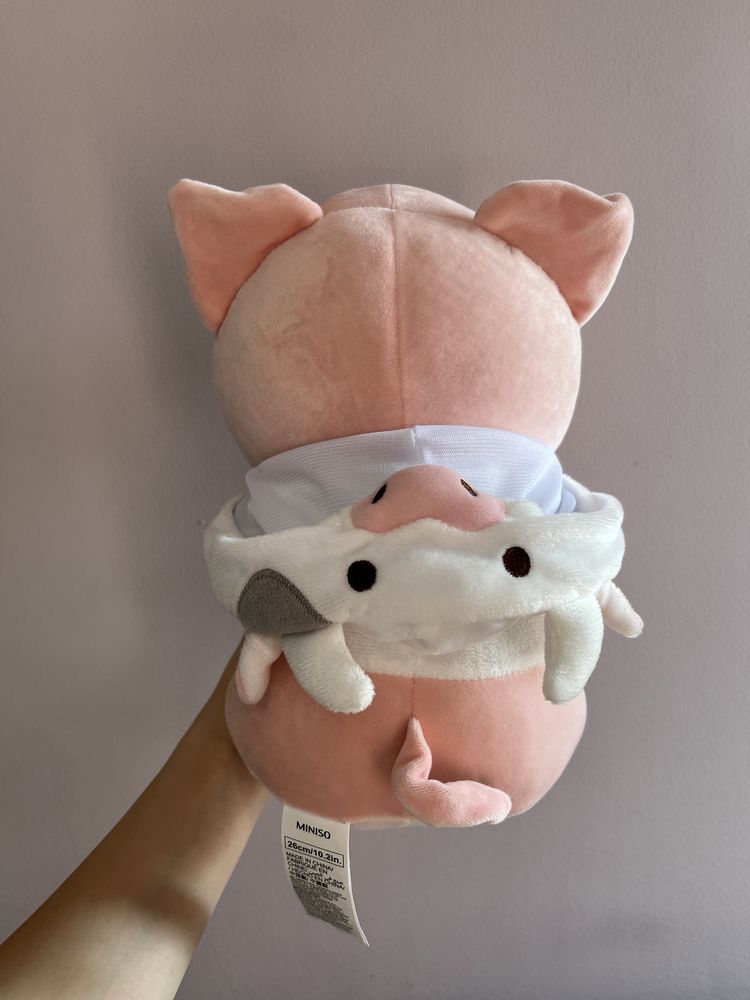 Плюшена играчка прасенце Miniso