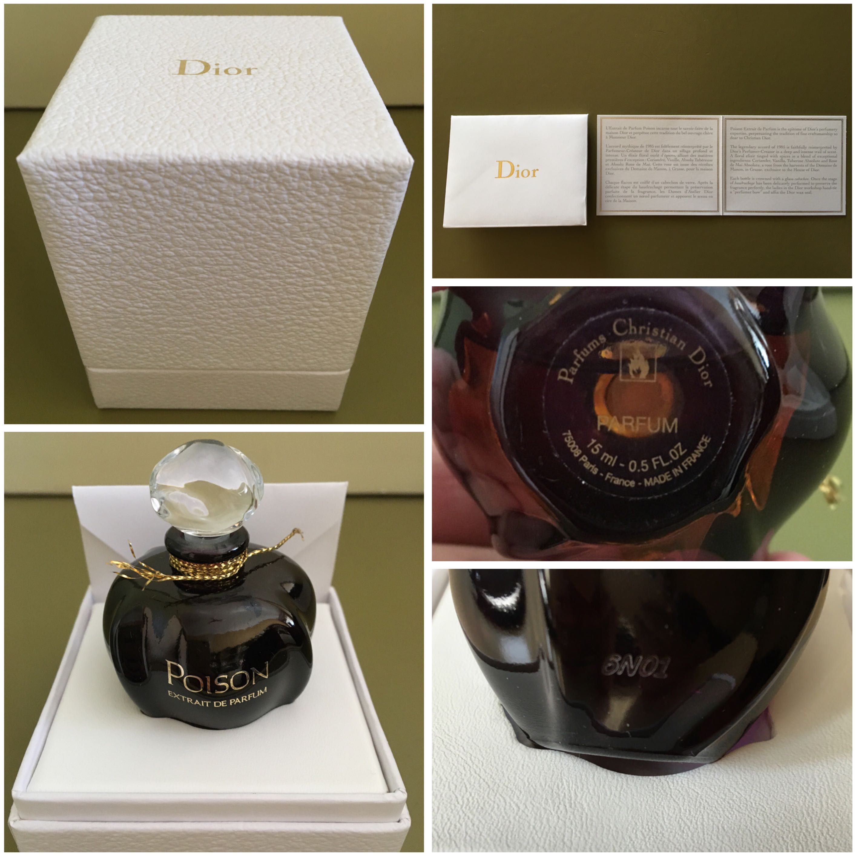 Poison Extrait de Parfum Dior, 15 мл.