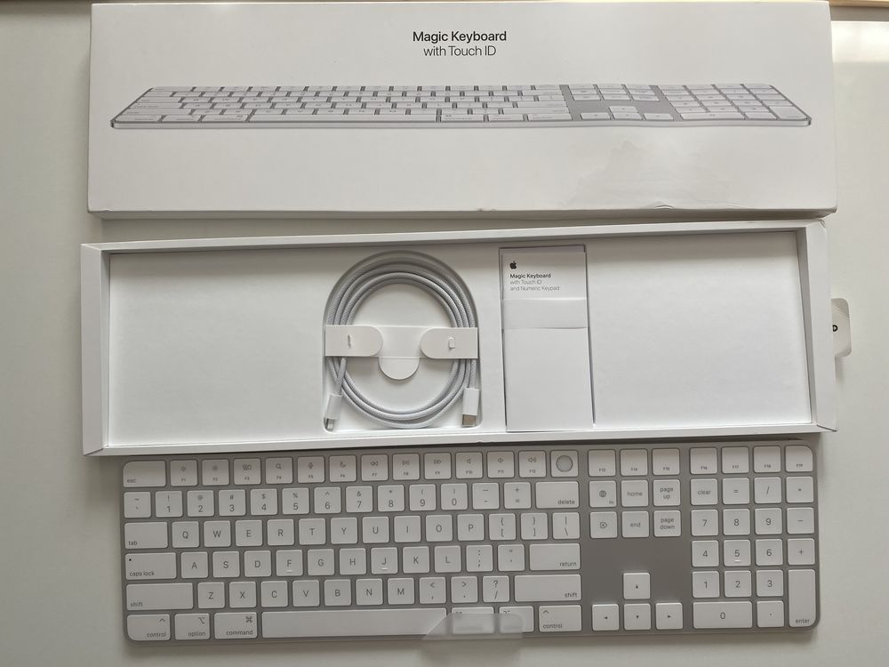 Apple Magic Keyboard with Touch ID and numeric keypad
