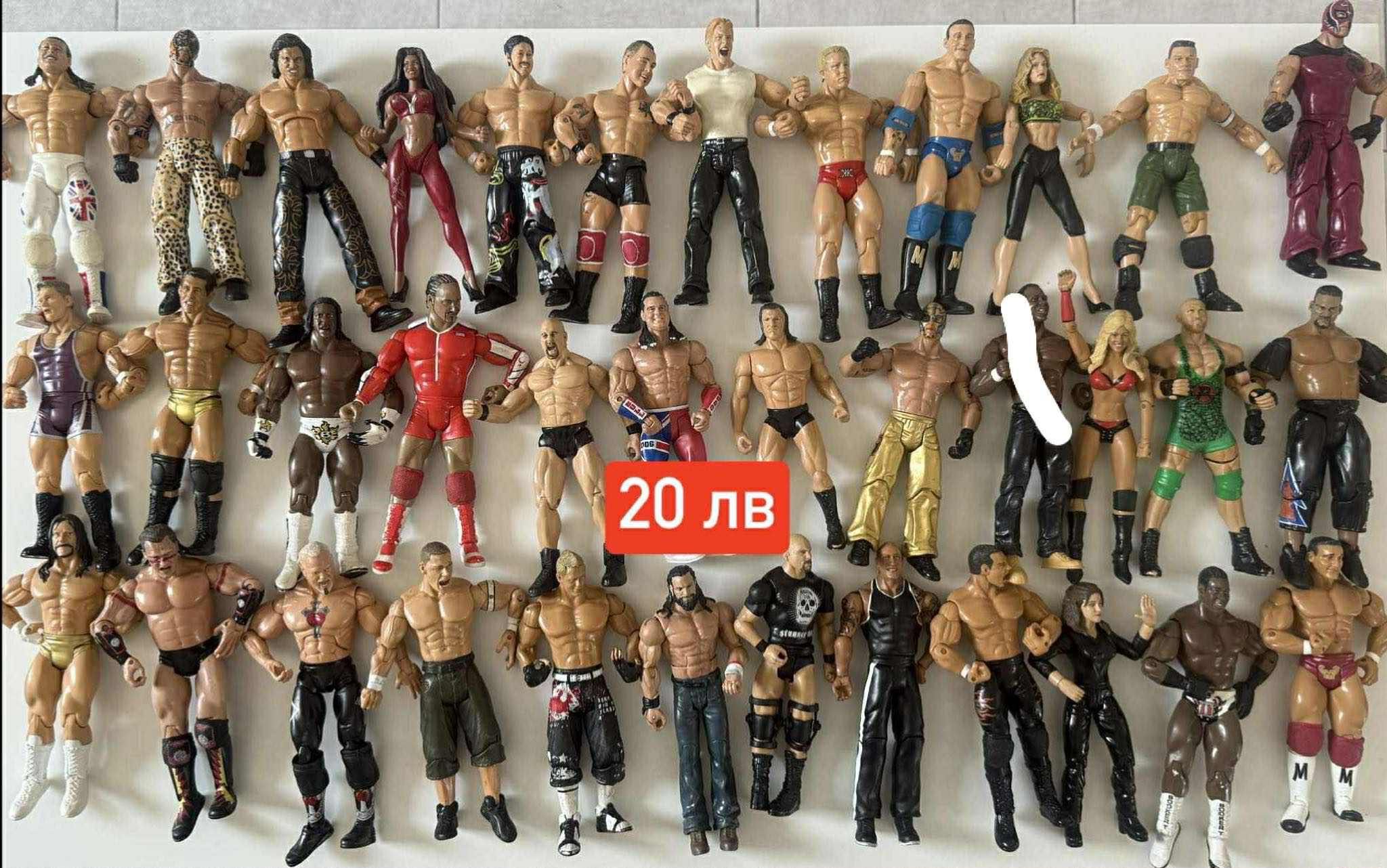 WWE / Кеч Мания Фигурки / Над 100 / The Rock/ John Cena / и още много
