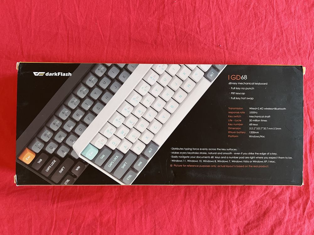 Геймърска клавиатура DarkFlash GD68