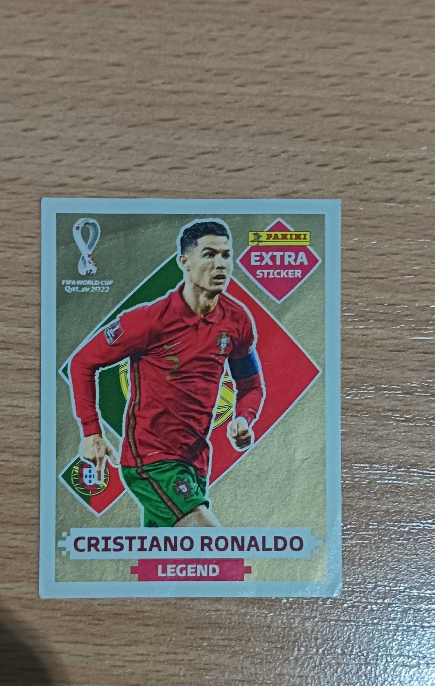 Sticker Gold Cristiano Ronaldo FIFA World cup exclusiv