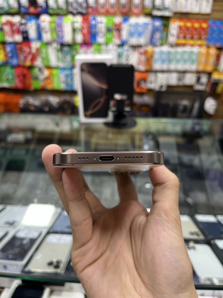 Iphone 16 Pro 128gb 100% 67sikl Desert sim - Naqd va halol nasiya savd