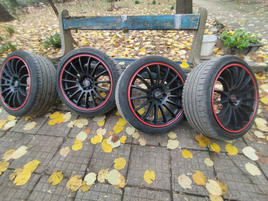 225/40/18///8jx18 Tenzo-r джанти с гуми 10 болта 5х100/5х114,3