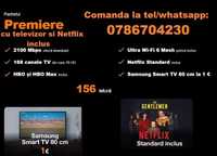 Televizor SMART TV SAMSUNG la doar 1 Euro + NETFLIX si HBO MAX incluse