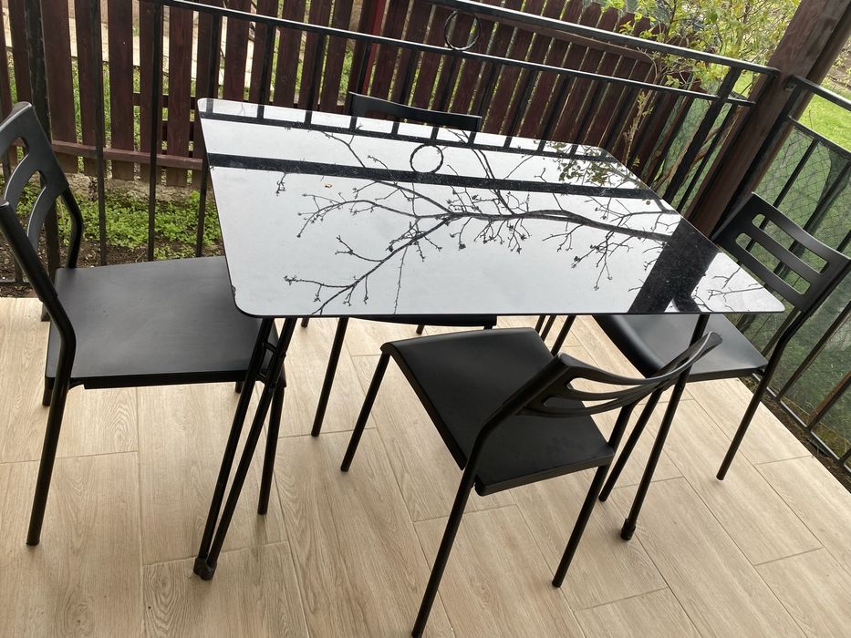Masa terasa cu scaune