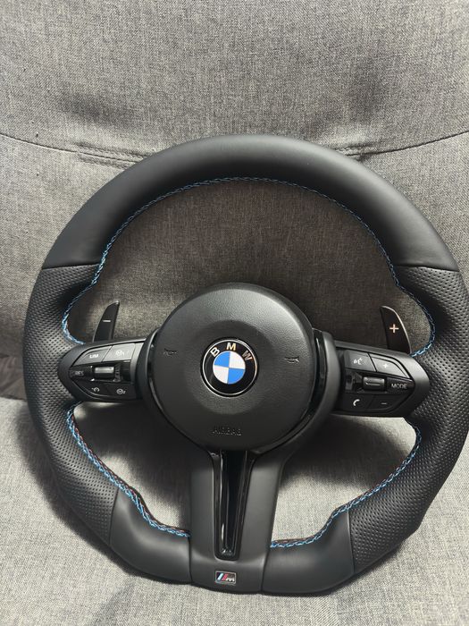 Volan BMW M Sport Padele cu Airbag – Compatibil F10/F02/F11/F07/F01