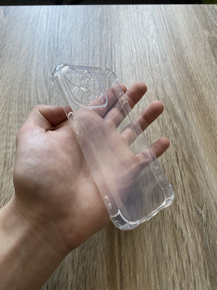 Husa iPhone 15 Pro Transparent silicon Clear