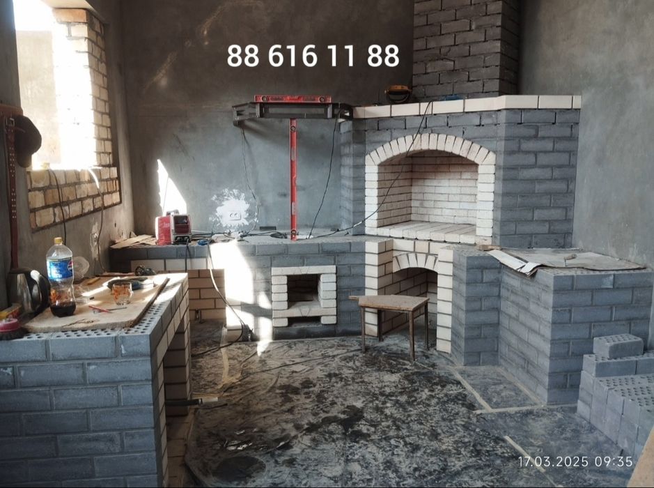 Летняя кухня камин очаг барбекю тандыр