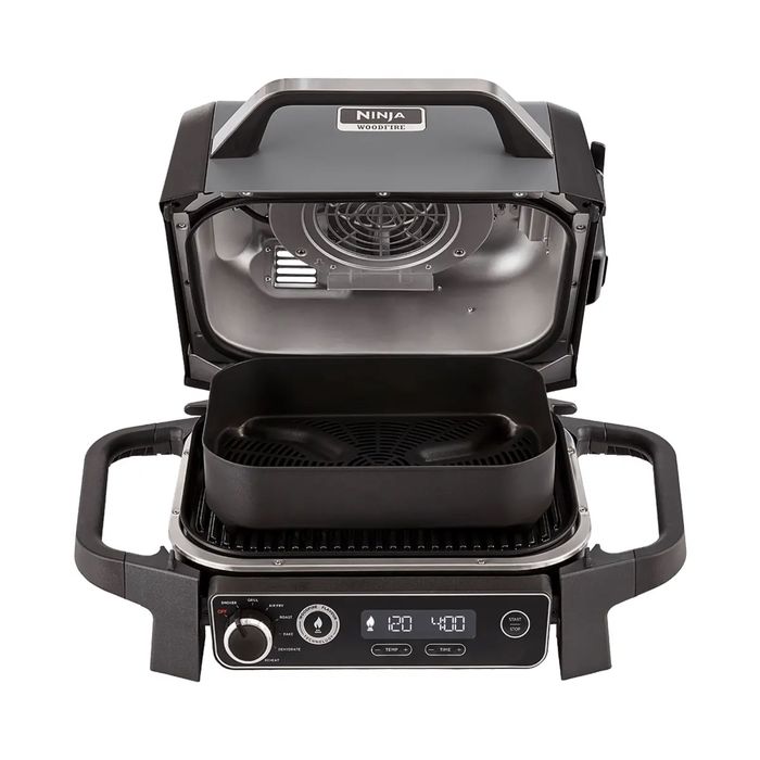 Grătar electric NINJA de exterior cu funcție afumare Woodfire