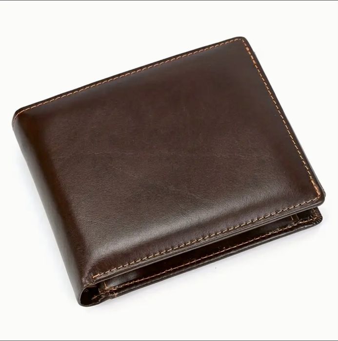 Висококачествен/Професионален и голям мъжки кожен портфейл със защита!