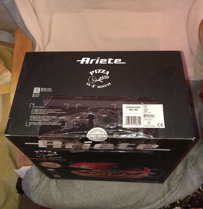 Cuptor electric pentru pizza Ariete 0909/10, nou, sigilat