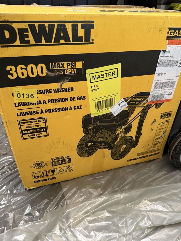 Dewalt Професионална Водоструйка 3600 PSI