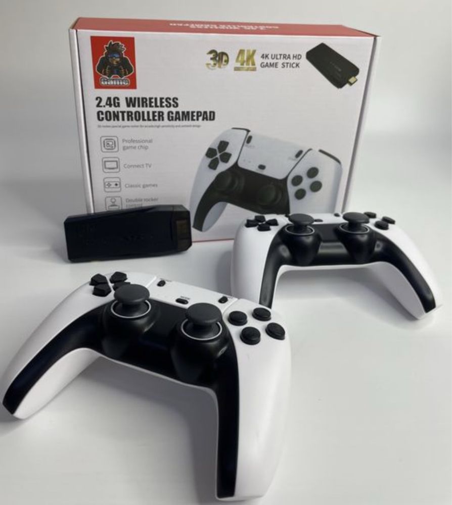 White game stick сега денди нинтенда 2000+ игры приставка