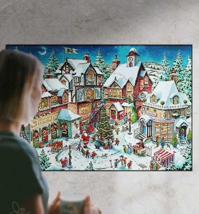 Картина алмазная мозаика 70×100 см ручная работа