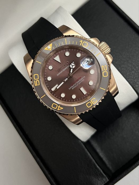 Автоматичен Часовник Seiko  Yacht Master V2 Custom Mod
