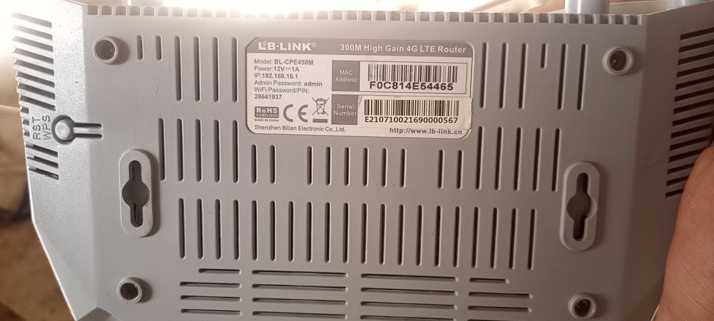 4g modem model:cpe450m
