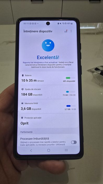 Vand telefon Samsung Note 20, 256 gb