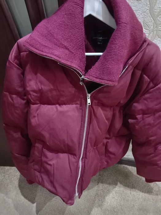 Куртка женская бордовая