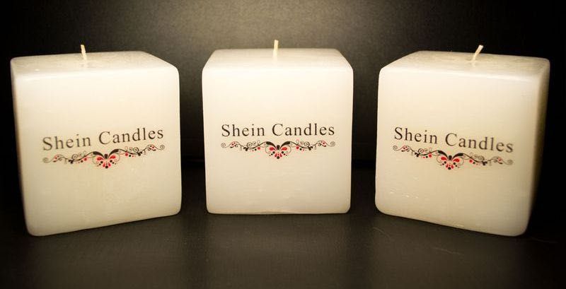 Свечи с вашим логотипом