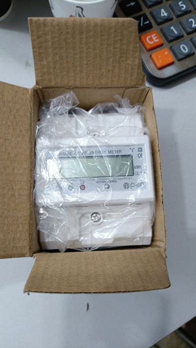 Счётчик электроэнергии мини Маленький компактный 3 фазный учочик