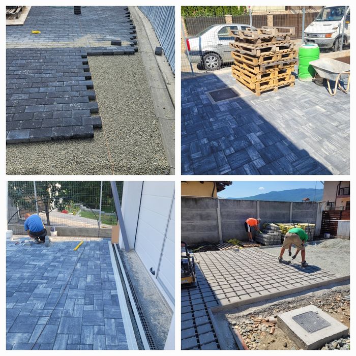 Servicii complete amenajări exterioare-pavaje,excavații,utilitati