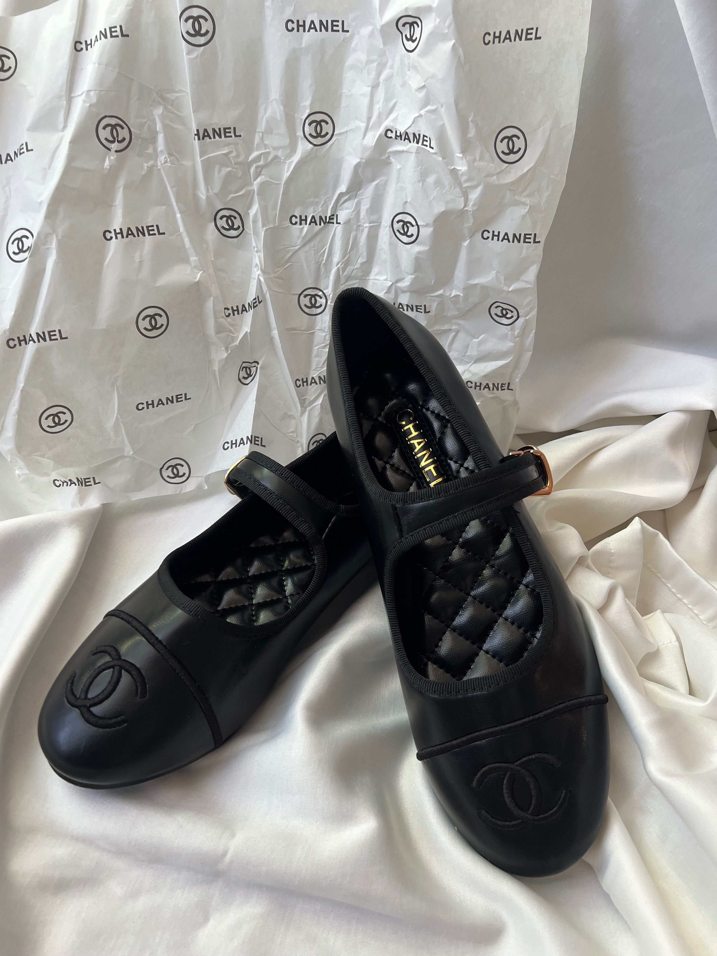 Обувки балеринки chanel