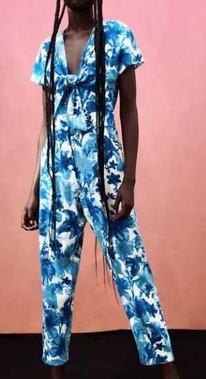 Salopeta din in 100%, editie limitata Zara, noua cu eticheta, XL