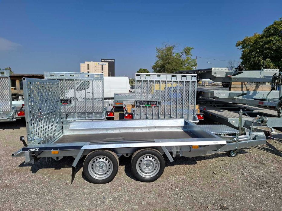 НОВО ремарке за строителна техника 3500кг